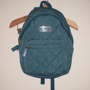 Marc Jacobs Blue Quilted Backpack Puffer Bookbag